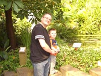 Tom and Clive at the Eden Project